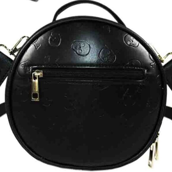 Rebels Ride Skull Crossbody Oval Bag - Picture 3 of 8
